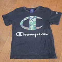 Champion カモフラージュロゴ Tシャツ 120