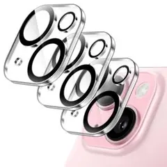 iPhone 15 /15 Plus 6.7インチ カメラフィルム 3枚セット