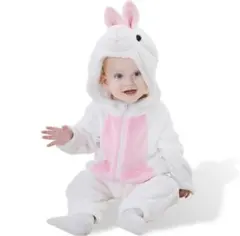 子供用着ぐるみ ロンパース 100サイズ コスプレ 仮装 うさぎ