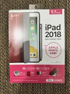 SANWA SUPPLY iPad 2018 9.7インチ ソフトレザーケースのサムネイル