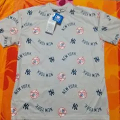 MLB New York Yankees 総柄 Tシャツ DRY メンズ XLのサムネイル