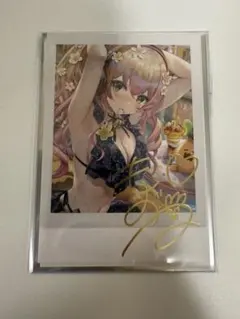 【ホロライブ】桃鈴ねね　活動2周年記念　サイン入りチェキ(未開封)のサムネイル
