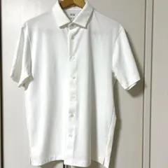 【新品未使用】UNIQLO エアリズム　フルオープン　ポロシャツ 白　Mのサムネイル