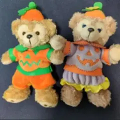 ダッフィー ハロウィンぬいぐるみ 2体セット
