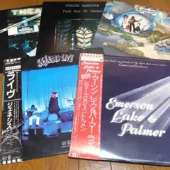 【難ありLP5枚】プログレッシブ・ロック　難ありレコード5枚まとめ売り