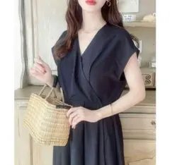 クラシカルエルフ classical elf ブラック カシュクールワンピース