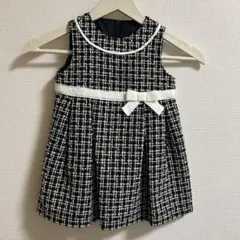 BeBe チェック柄ワンピース 90