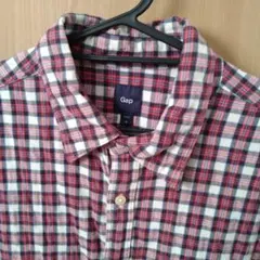 Gap チェック柄 長袖シャツ 七分袖 Mサイズ