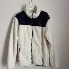 CHUMS フリースジャケット Lサイズ アイボリー/ネイビー