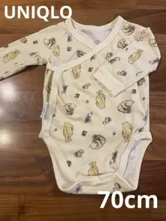 ユニクロ　ボディースーツ　長袖　70cm