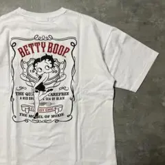BETTY BOOPバックプリント×刺繍　半袖Tシャツ