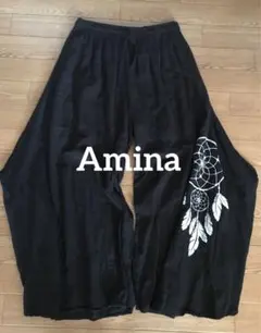 エスニック ワイドパンツ