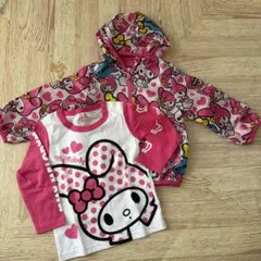 新品　90cm マイメロディ 長袖カットソー ピンク