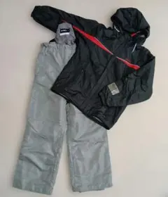 IGNIO 子ども用スキーウェア 黒/グレー 150cm