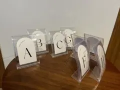 【結婚式】テーブル装飾/テーブルナンバー