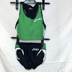asics アシックス陸上競技用女子セパレートユニフォーム 上下セット Mサイズのサムネイル