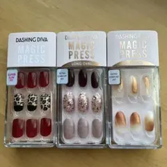 ☆新品☆ ダッシングディバ　マジックプレス　ハンド　キレイ系　派手　3個セット