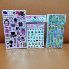 平成レトロ　タイルシール等シール3種類