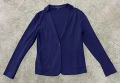 【専用】ユニクロ　ネイビー テーラードジャケット風羽織もの