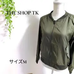 b2752 ザショップティーケー ブルゾンカーキMナイロンジャケットリバーシブル