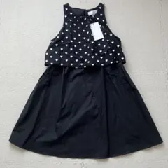 新品 ZARA ザラ ワンピース ノースリーブ 黒 164センチ