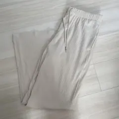 GU リブオンパンツ　NATURAL