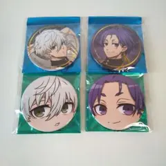 缶バッジ］SD 凪誠士郎 御影玲王 天狗茶亭 スマイルベースカフェ 4点まとめ