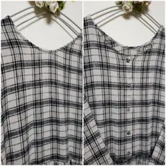 新品☆サマンサモスモス 【キナリ】リネン混前後2wayワンピース