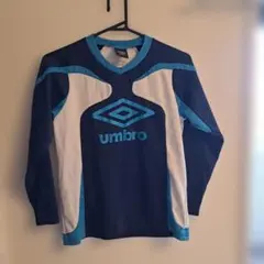 umbro 長袖シャツ ネイビー/ホワイト　サッカーウェア