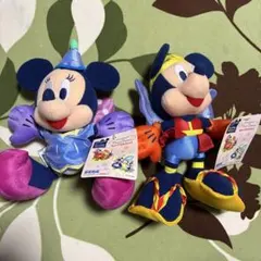 ディズニー SEGA ミッキー ミニー ぬいぐるみ 平成レトロ 非売品 蝶