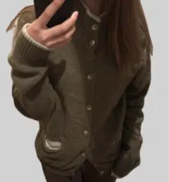 UNITED ARROWS LTD グリーンニットカーディガン[着画あり]
