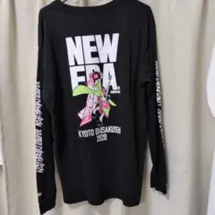 京都大作戦　NEWERA 舞妓ロングTシャツ　ブラック
