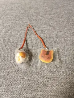ニャンコ先生　ガチャ　和菓子ストラップ　2個セット
