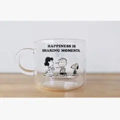 【新品未使用】スタバ×スヌーピー グラスマグ PEANUTS 355ml