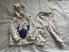 【美品】GAP Disney ミニーマウス 水玉セットアップ 12-18ヶ月