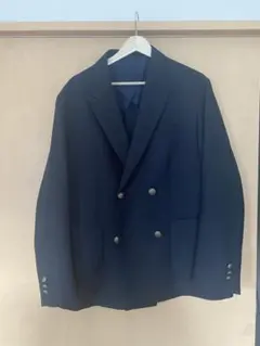 ダブルブレストブレザー　GU ネイビー　Mサイズ
