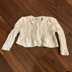 【美品】Ralph Lauren カーディガン 12M アイボリー