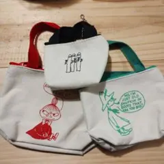 ムーミンシリーズ バッグ 3個セット　GLOW付録