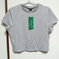 SHEIN グレー 半袖Tシャツ Lサイズ　レディース　未使用　夏服