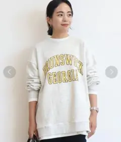 AMERICAN HOLIC カレッジロゴ スウェット レディース M グレー