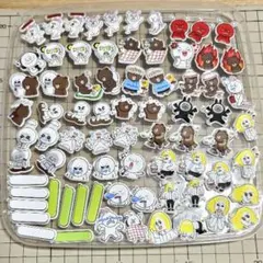 平成レトロ LINE ぷくぷくシールセット ラインフレンズ