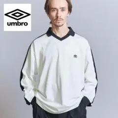beauty&youth別注のUMBRO ゲームシャツ　長袖Lサイズ　ホワイト