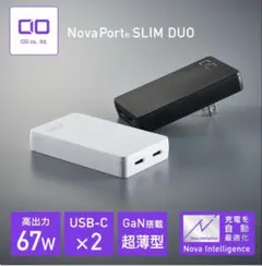 CIO NovaPort SLIM DUO 67W充電器