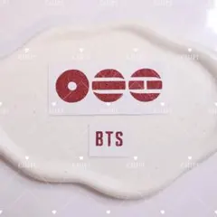 最新★BTS アミボム ステッカー 2026 赤ラメ