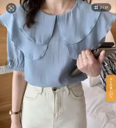 ⭐︎美品⭐︎ABITOKYO ダブルピックフリルブラウスのサムネイル