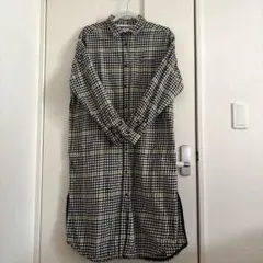niko and ... ニコアンド… チェック柄 シャツワンピース サイズ4