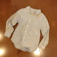 無印　キッズ長袖シャツ　120cm
