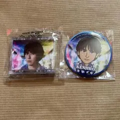 山下健二郎 ガチャ　ミニCDキーホルダー ＆ 缶バッジ