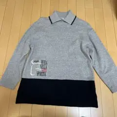 FILA グレー ブラック　トレーナー