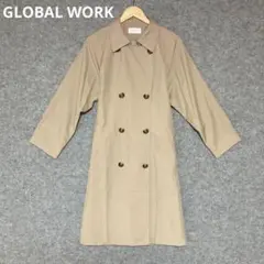 GLOBAL WORK ベージュ トレンチコート